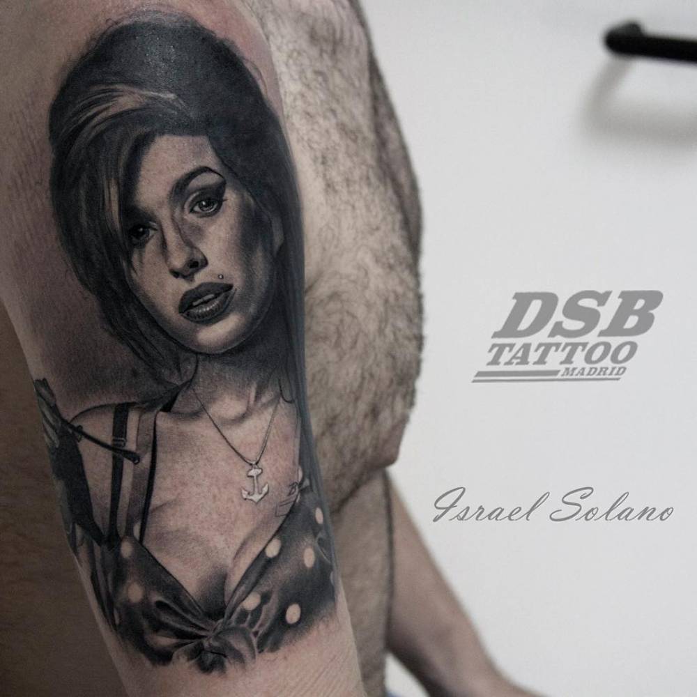 Black And Grey Amy Winehouse Portrait Tattoo On The 1000_x_1000_jpg