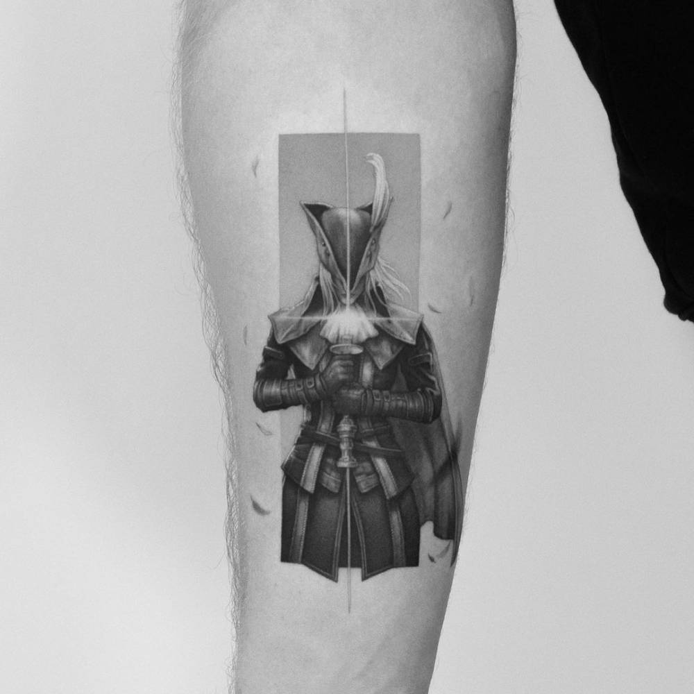 Lady Maria Of The Astral Clocktower - Bloodborne Tattoo 1000_x_1000_jpg