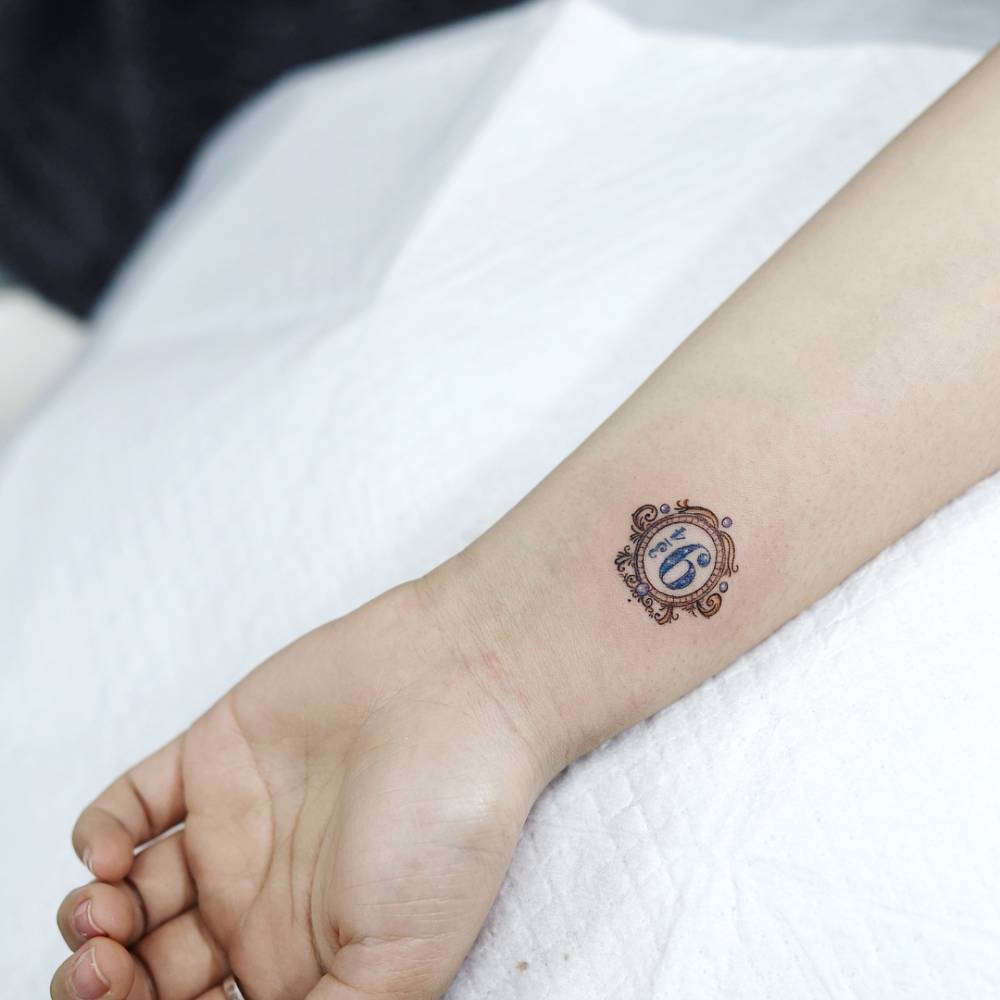 9 3/4 Tattoo On The Wrist. 1000_x_1000_jpg