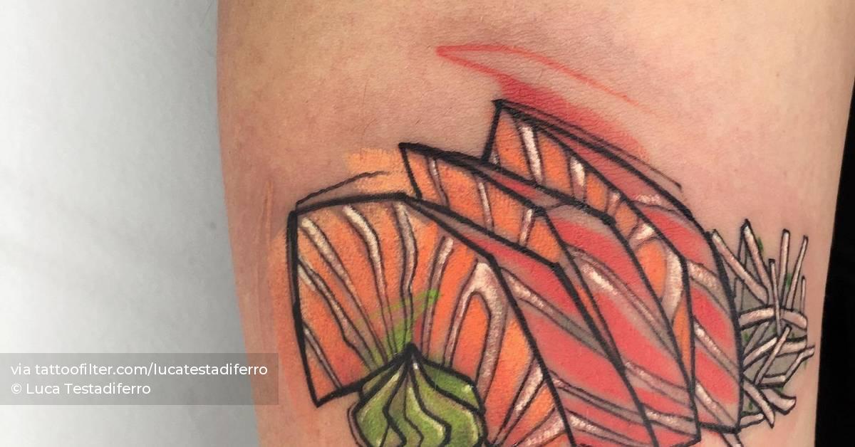 Sashimi Tattoo Located On The Inner Forearm. 628_x_1200_jpg