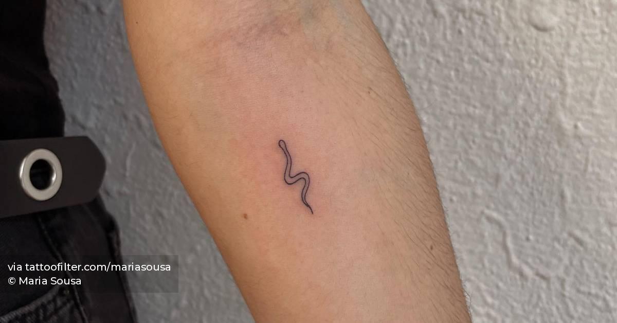 Minimalistic Snake Tattoo Done On The Inner Forearm, 628_x_1200_jpg