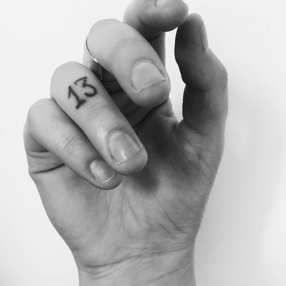 Lucky 13 Tattoo On Sofia's Right Ring Finger. 1000_x_1000_jpg