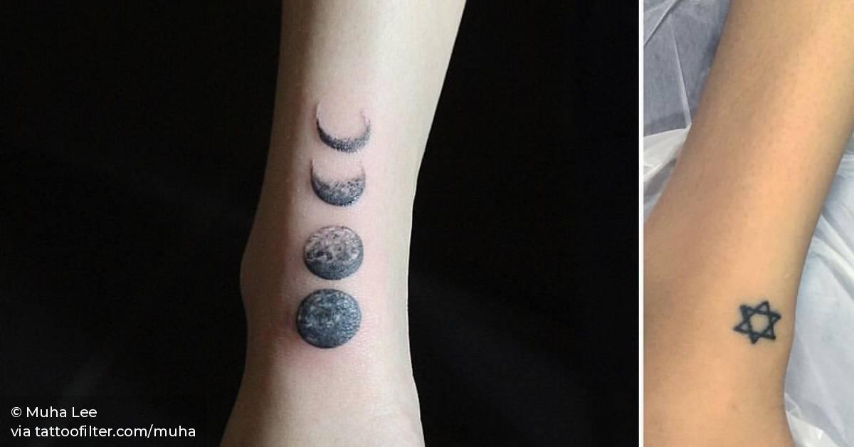 Lunar Phases Covering Up A Star Of David Tattoo. 628_x_1200_jpg