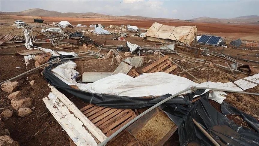للمرة السابعة.. الجيش الإسرائيلي يهدم قرية حَمْصة الفلسطينية