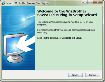 Installer save as plus