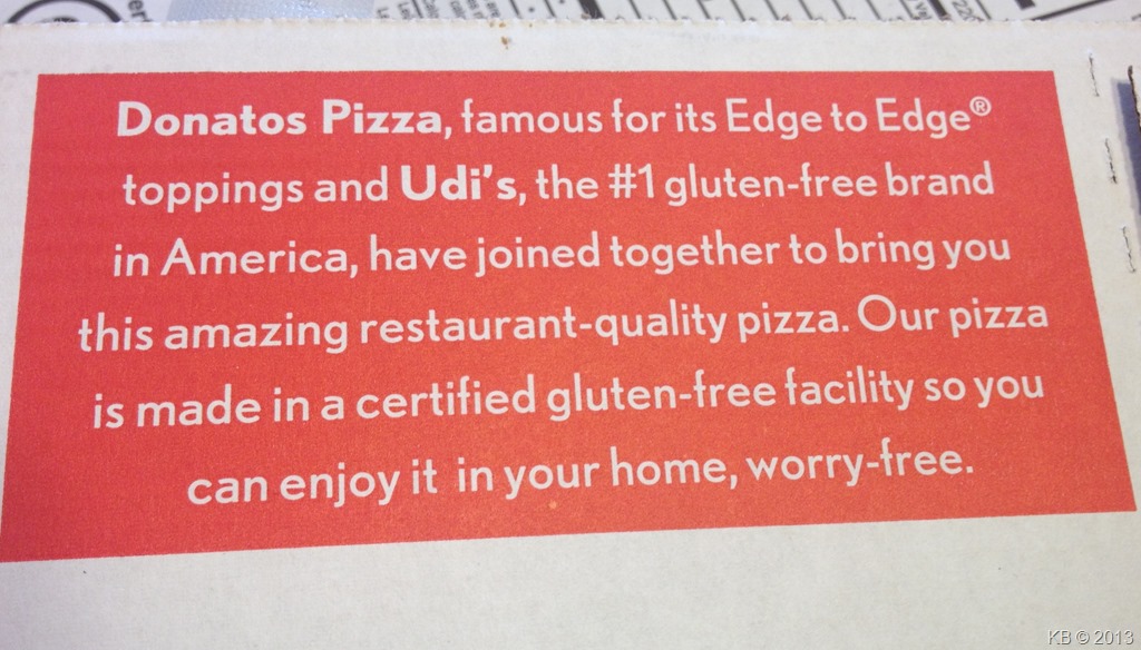Review Donato S Gluten Free Take Bake Pizza Celiac Disease