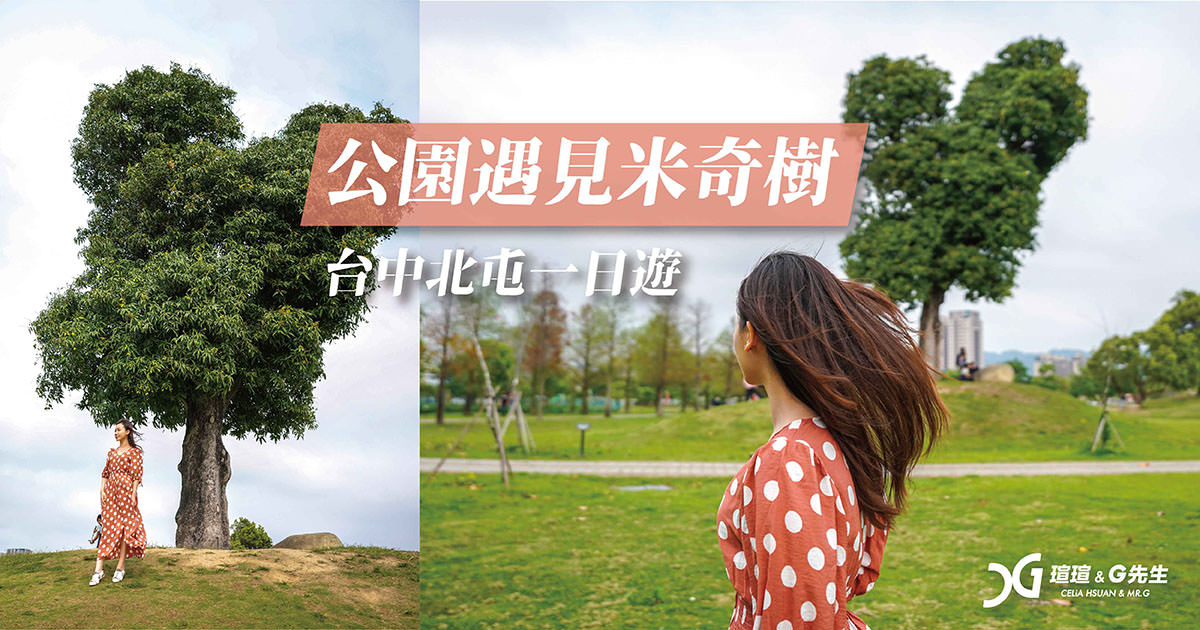 台中北屯景點 台中公園推薦 IG打卡景點 北屯一日遊 南興公園 米奇樹 台中景點