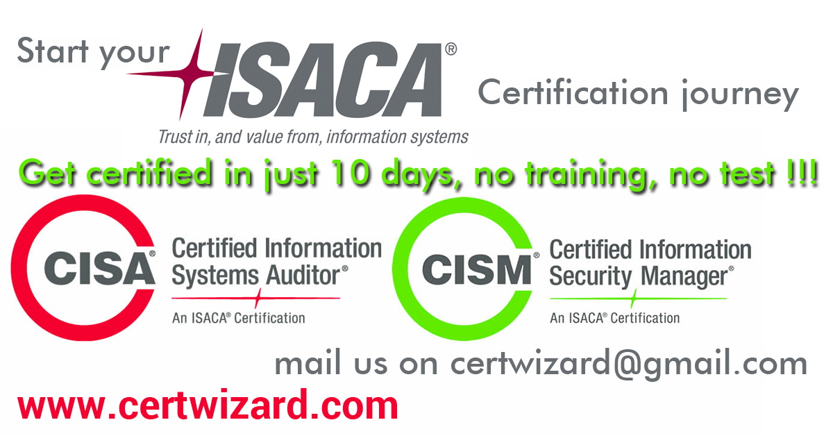 What Are The Benefits Of Isaca Cisa Certification Certwizard