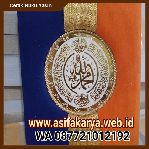 Cetak buku yasin dengan berbagai jenis spesifikasi buku dan harga : Harga Cetak Buku Yasin Bandung