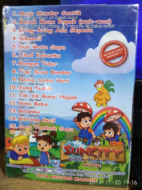KASET VCD ORIGINAL LAGU ANAK | Shopee Indonesia