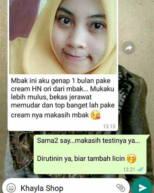 Beli reaksi pemakaian cream hn ori terbaru di shopee. Jual Testimoni Hn Original Hempas Jerawat Flek Bikin Glowing Indonesia Shopee Indonesia