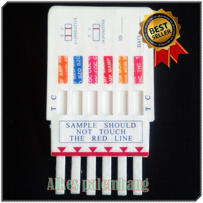 Alat Tes Narkoba 6 PARAMETER (AMP,MET,THC,MOP,COC,BZO) | Shopee Indonesia