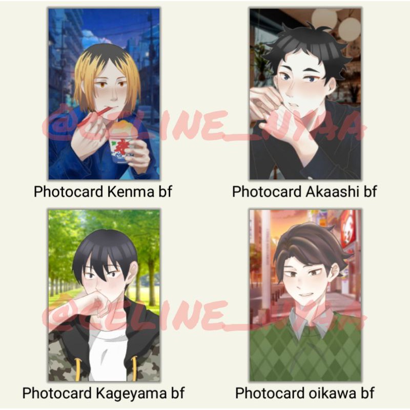 Haikyuu PC HALU 】SETTER edition - photocard glossy | Shopee Indonesia