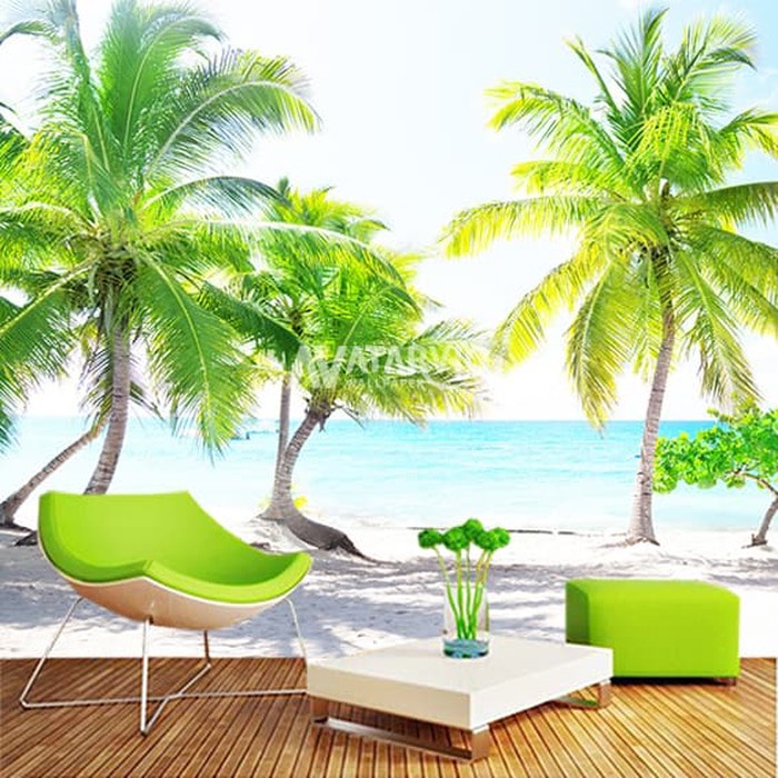 Jual Paling Laris Wallpaper Custom Printing - Wallpaper Dinding Custom Gambar Pantai 3D - Pantai 1 Indonesia|Shopee Indonesia 700_X_700_jpg