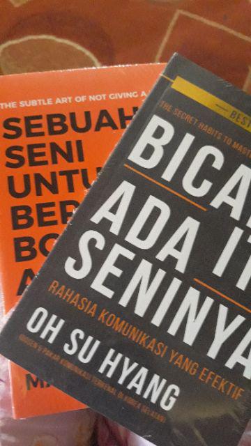 Beli sebuah seni bersikap bodo amat online terdekat di surabaya berkualitas dengan harga murah terbaru 2021 di tokopedia! Buku Sebuah Seni Untuk Bersikap Bodo Amat & Bicara Itu Ada