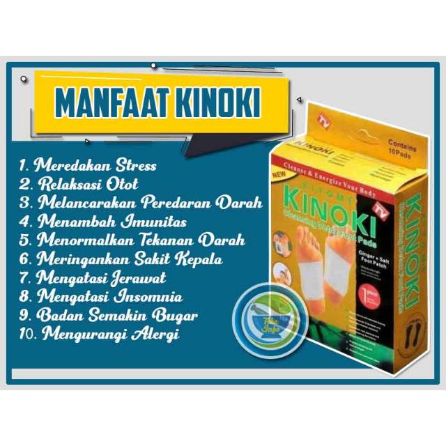 TokoObat Khasiat &ndash; sedia Plester koyo kaki penyerap racun tubuh KINOKI  GOLD produk dijamin asli | Shopee Indonesia