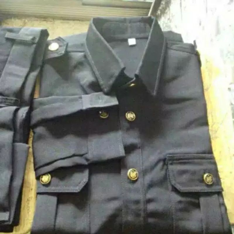 Jual Seragam Safari lengan Panjang Indonesia|Shopee Indonesia