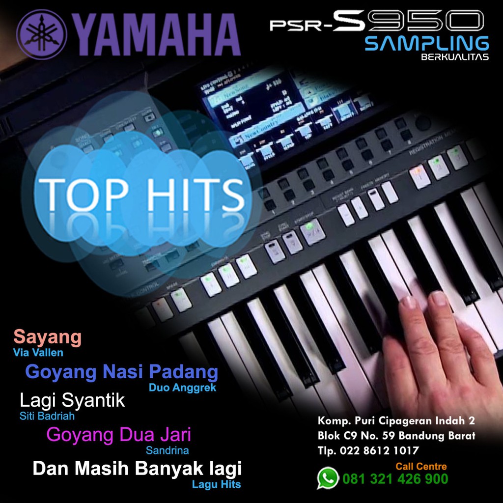 Apliaksi kontak5.banyak pengguna keyboard roland,korg ,yamaha menggunakan aplikasi ini Jual Sampling Keyboard Yamaha Psr S950 Indonesia Shopee Indonesia