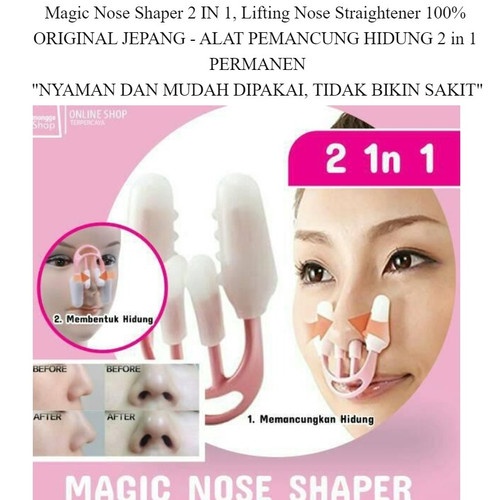 Jiahe alat pemancung hidung alami / nose up clipper / jepitan. Hidung Mancung Dalam 2 Minggu
