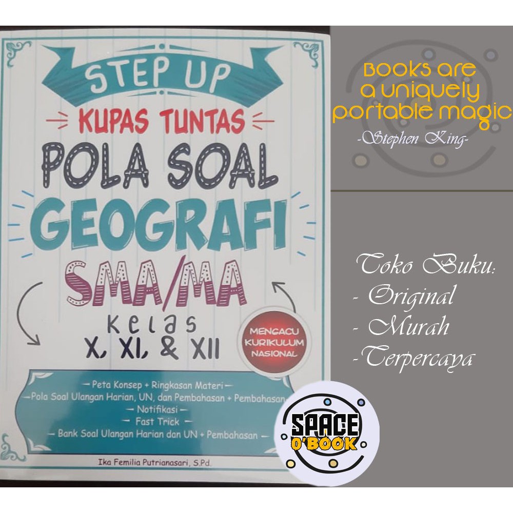 Melanjutkan contoh soal geografi kelas xii semester 1 beserta jawabannya bagian pertama, yang berisikan soal no. Step Up Kupas Tuntas Pola Soal Geografi Sma Ma Kelas X Xi Xii Shopee Indonesia