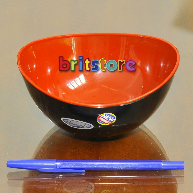 Hawaii Mangkok Mayako 6825/ Mangkok Jepang/ Mangkok Hitam Merah | Shopee  Indonesia