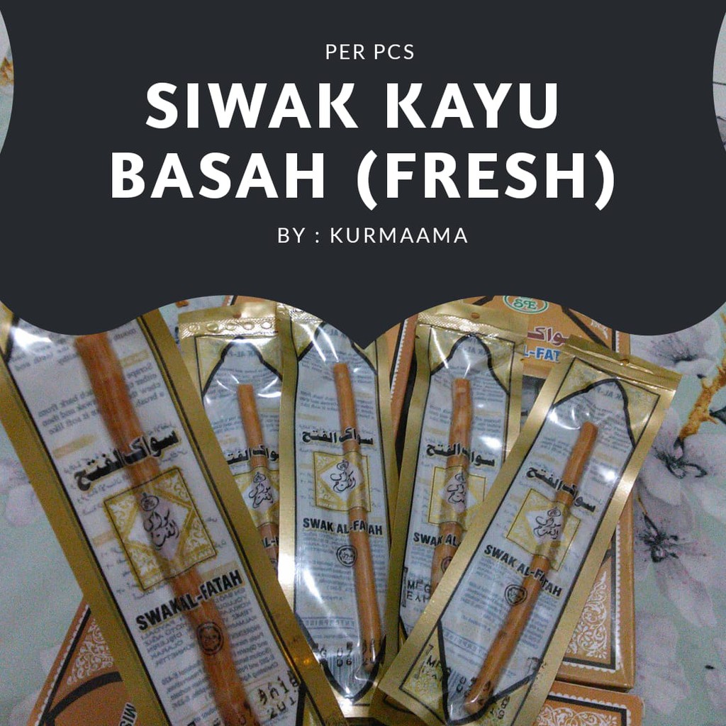 Jual NATURAL SIWAK/ SEWAK KAYU BASAH (FRESH) Indonesia|Shopee Indonesia
