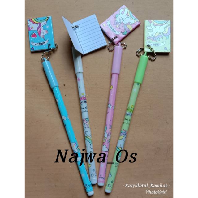 PULPEN UNICORN / PULPEN UNICORN GANTUNGAN /PULPEN GANTUNGAN UNICORN MEMO  KECIL / PULPEN BUKU UNICORN | Shopee Indonesia