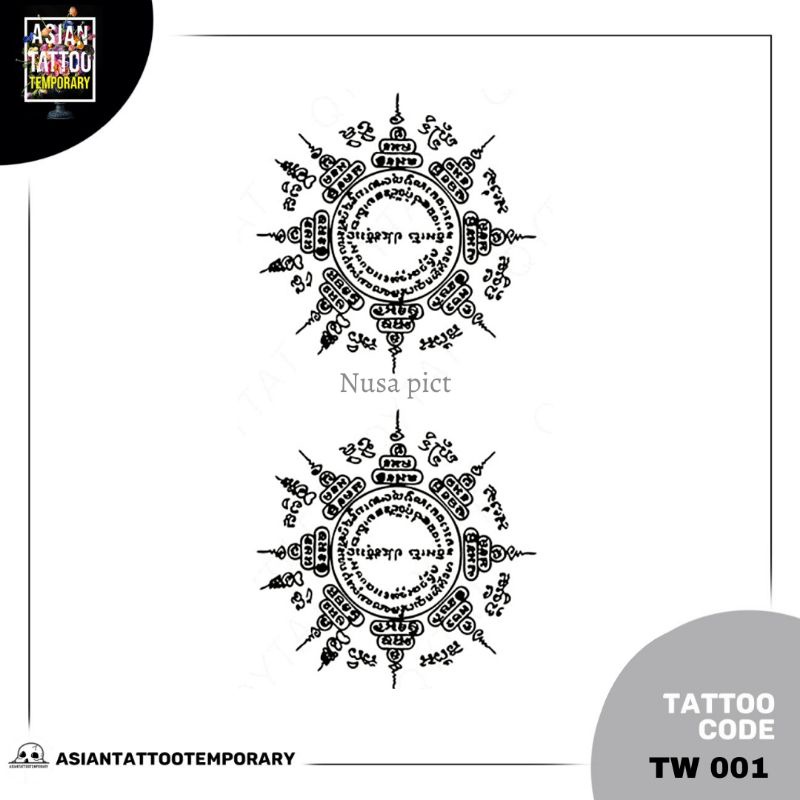 Jual Sak Yant Magic Tatto Thailand Angelina Jolie (Tato Mantra) Asiantattoo Indonesia|Shopee Indonesia 800_x_800_jpg