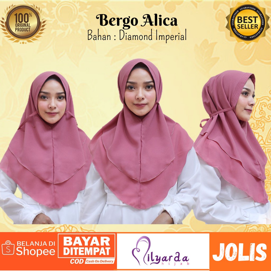 Promo & diskon murah ⚡100% . Jual Jilbab Instan Khimar Pet Tali Hijab Alica Kerudung Tali Belakang Jilbab Instan Simpel Terbaru Indonesia Shopee Indonesia