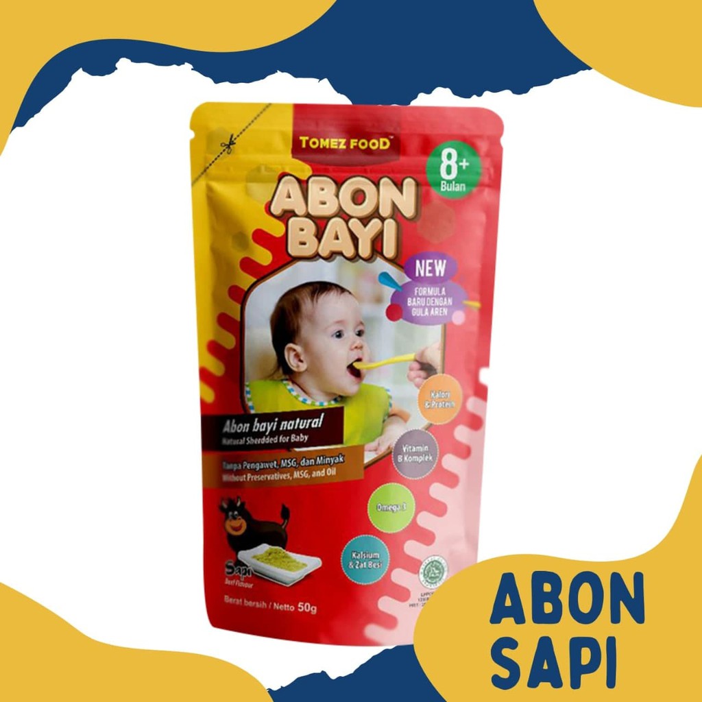 Jual TOMEZ ABON SAPI UNTUK BAYI 8+ (50 gr) Indonesia|Shopee Indonesia