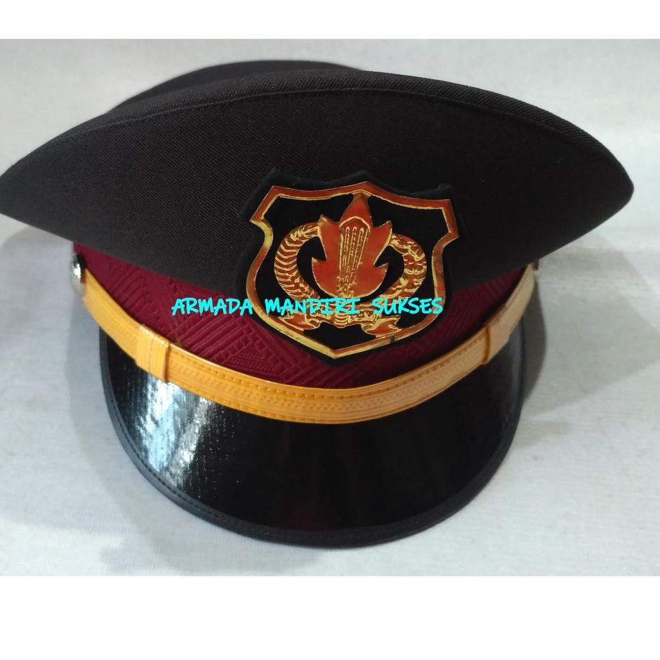 ZFC Topi Pet Satpam Coklat - Pet Security Coklat D78O | Shopee Indonesia