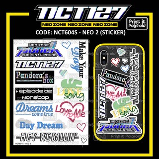 stiker nct 127 neozone casing hp laptop buku diy sticker kpop korea
