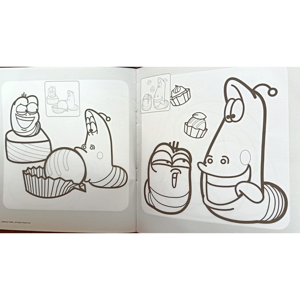 Belajar menggambar dan mewarnai larva dengan mudah dan sederhana. Jual Buku Mewarnai Coloring Book Larva Kick The World Shopee Indonesia