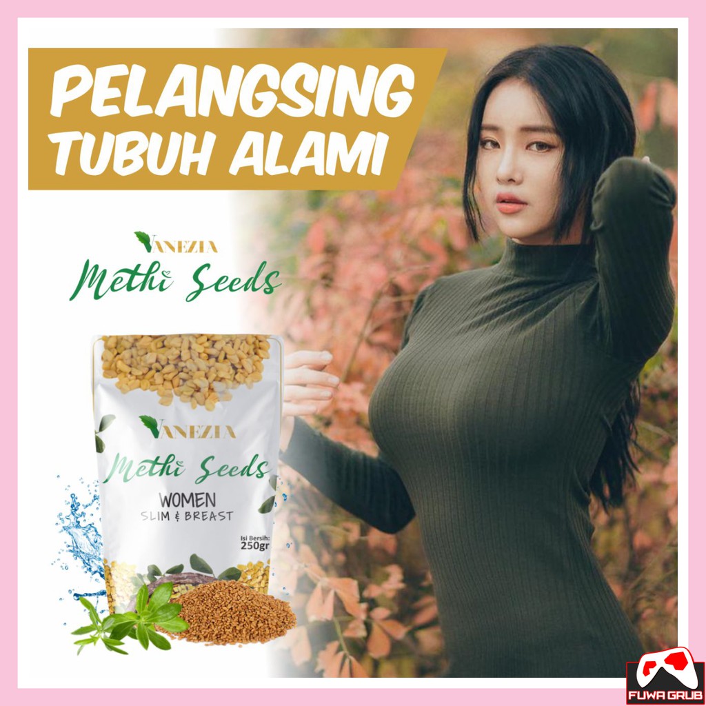 Aman 100% Vanezia Methi seed Menstabilkan tekanan darah Pelangsing Ampuh |  Shopee Indonesia