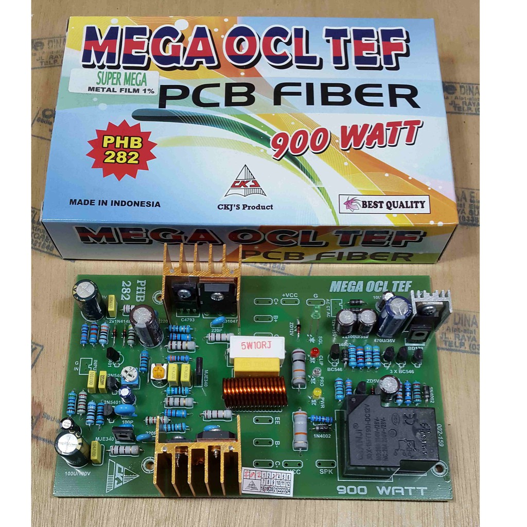 Cara merakit power mega ocl ckj. Kit Driver Power 900 Watt Mono Mega Ocl Tef Pcb Fiber Shopee Indonesia