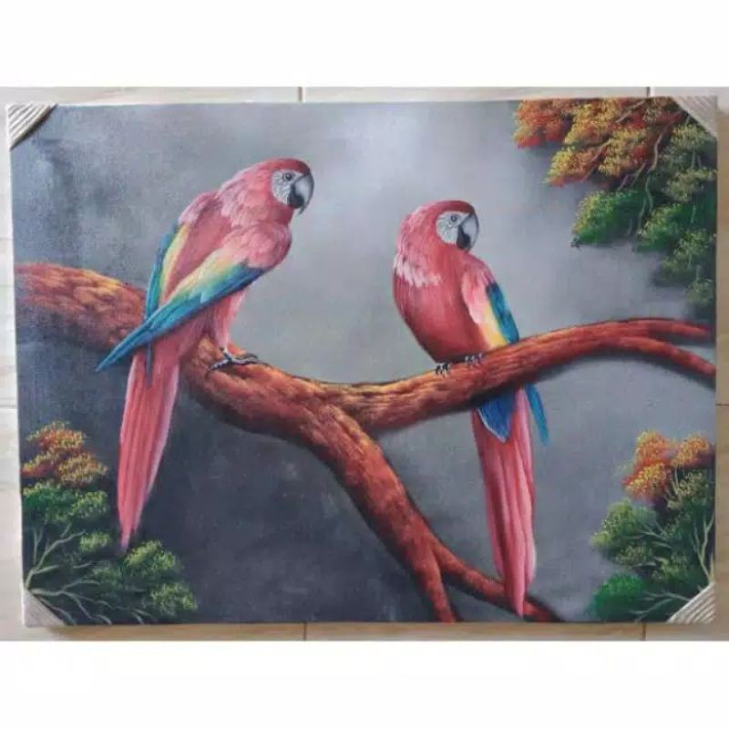 Jual Lukisan Tangan Burung Hinggap Di Ranting Pohon Hiasan Dinding Rumah Indonesia|Shopee Indonesia 800_X_800_jpg