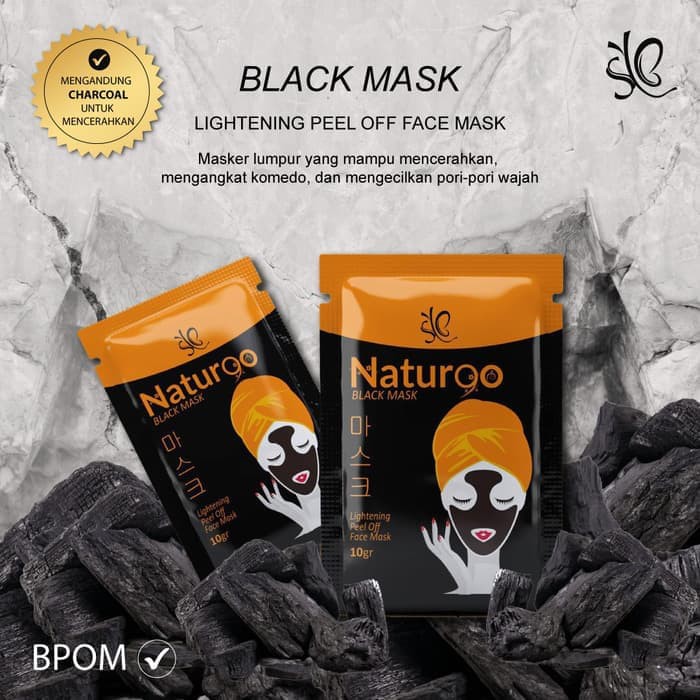 Hanasui masker naturgo peel off mask terbuat dari bahan alami dengan kandungan collagen dan . Sachet Syb Naturgo Black Mask Masker Lumpur Natur90 Original Bpom Shopee Indonesia