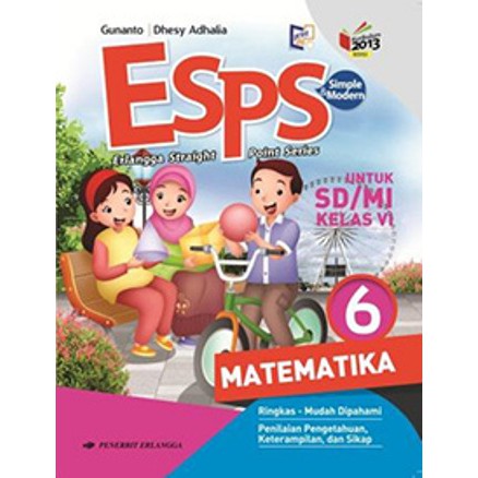 Pembahasan esps matematika kelas 4 sd latihan ulangan bab 6 paket 1b. Buku Esps Matematika Sd Kelas 1 2 3 4 5 6 Erlangga K2013 Revisi Terbaru Shopee Indonesia