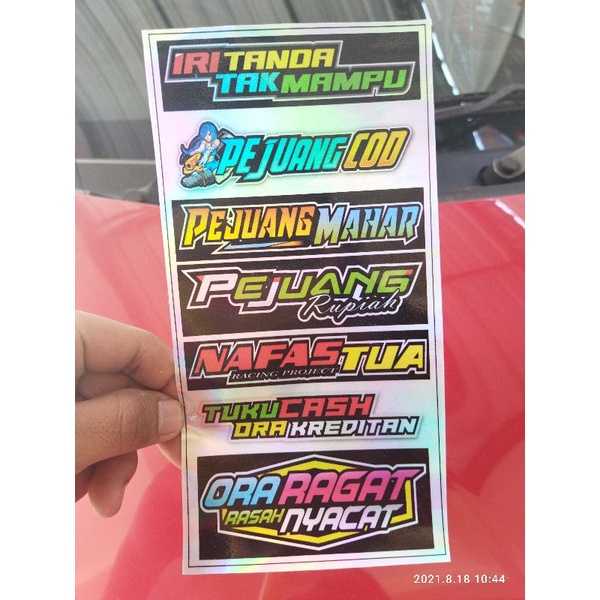 Belanja online stiker racing kata kata terbaik, terlengkap & harga termurah di lazada indonesia | bisa cod ✓ gratis ongkir ✓ voucher diskon. Harga Stiker Kata2racing Terbaru September 2021 Biggo Indonesia