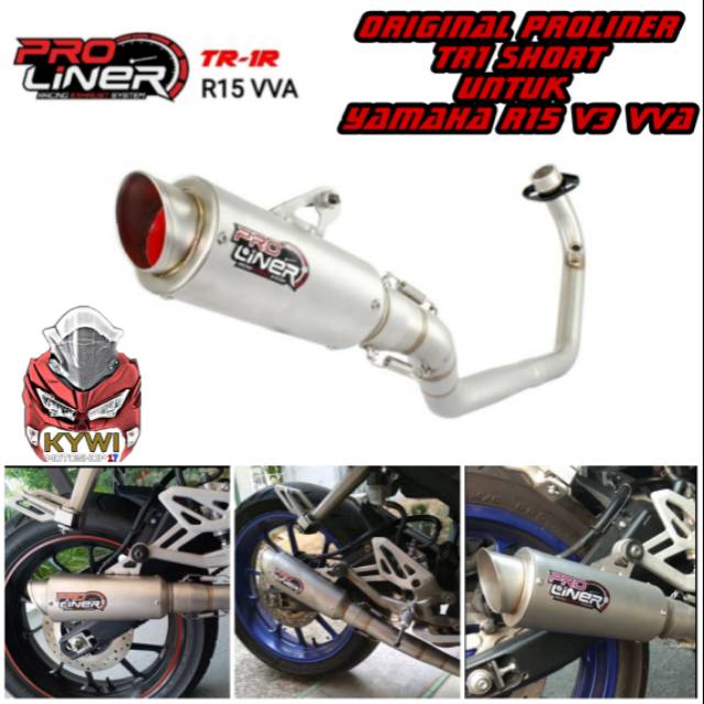 P9,495 we ship local and international for faster transactions: Knalpot Proliner Tr1 Short All New R15 V3 Vva Original Shopee Indonesia