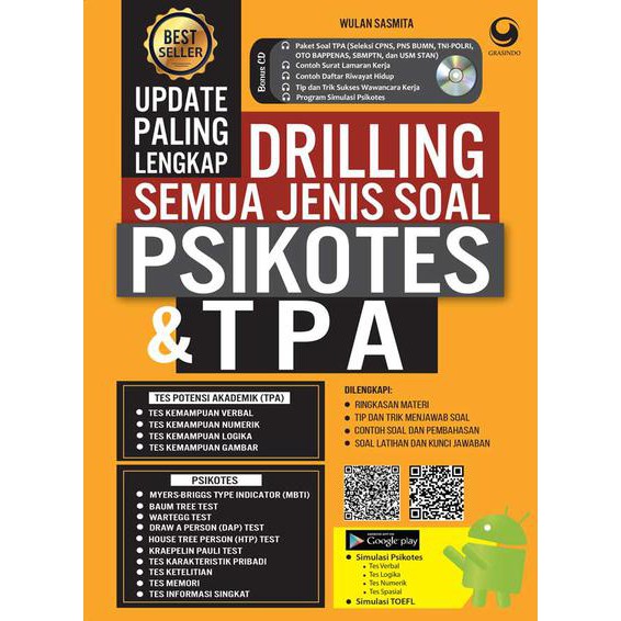 Daftar isi psikotes wawancara psikotes gambar psikotes gambar htp psikotes. Update Paling Lengkap Drilling Semua Jenis Soal Psikotes Tpa Cd Edisi Revisi Shopee Indonesia