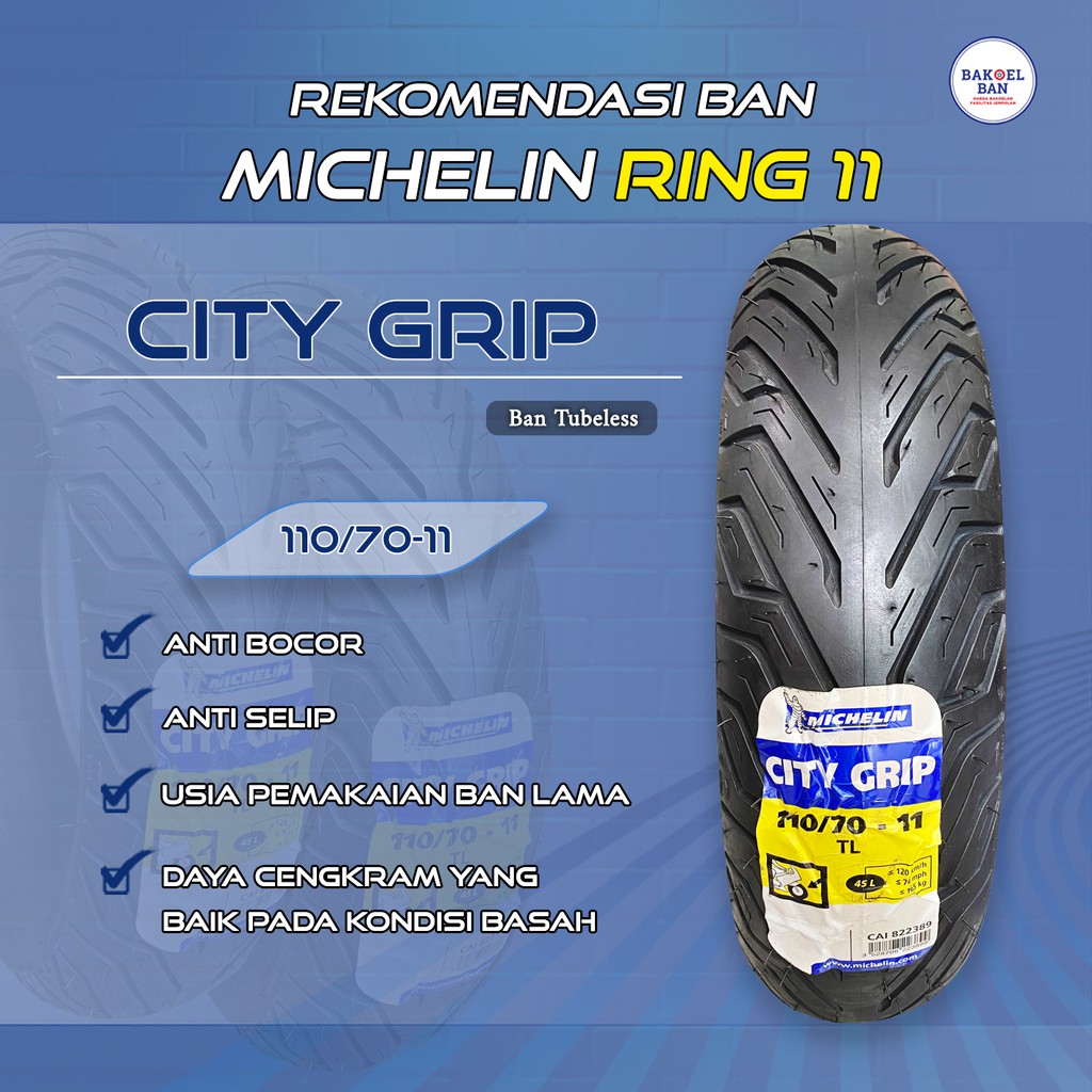 Bisa free ongkir, cod, & cicilan 0%. Ban Motor Vespa Michelin City Grip 110 70 11 Shopee Indonesia