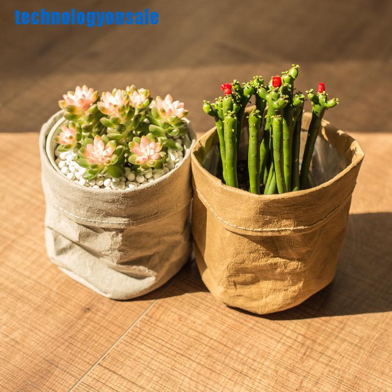 Pot Bunga Bahan Kertas Kraft Tahan Air Ramah Lingkungan Dapat Digunakan  Kembali Untuk Tanaman | Shopee Indonesia