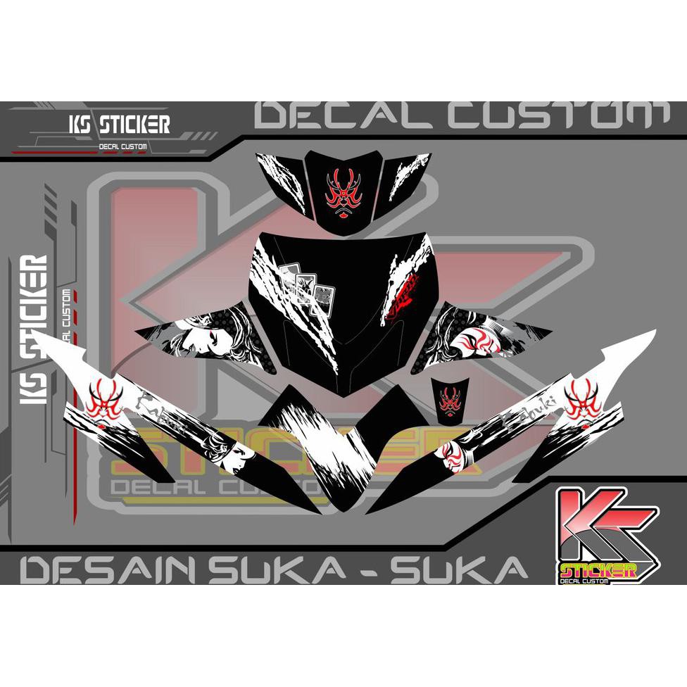 Stiker motor vario 110 karbu, stiker vario 110, cutting sticker vario 110 cw, stiker vario 110 karbu, skotlet vario 110 full body, . Cutting Tiker Decal Vario Karbu 110 Kabuki Shopee Indonesia