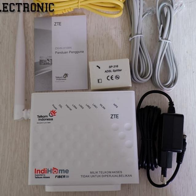 ½ Trend &raquo;&raquo; Modem Wifi ZTE ZXHN 108N Wireless Router Modem USB Indihome |  Shopee Indonesia