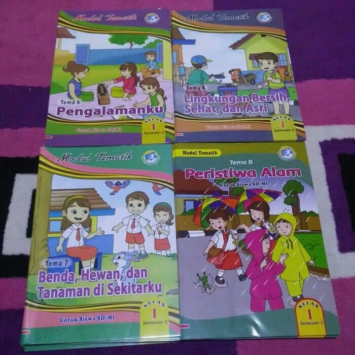 buku tematik tema 2 kelas 6 sd/mi semester 1 kurikulum 2013 edisi revisi 2018. Jual Paket 4 Buku Lks Tematik Kelas 1 Sd Semester 2 Kuartilas K13 Murah Shopee Indonesia