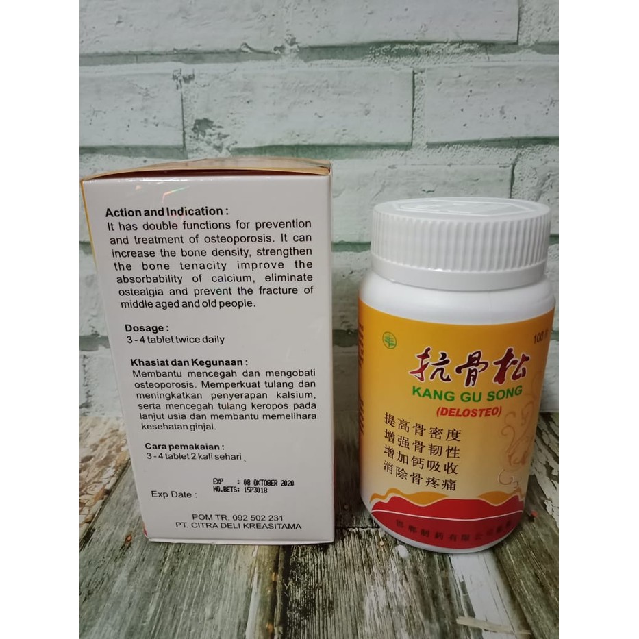 Aktivitas dengan pembebanan pada tulang punggung: Kang Gu Song Delosteo Mengatasi Osteoporosis Menguatkan Tulang Shopee Indonesia