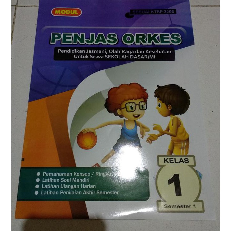 BUKU MODUL PENJAS ORKES PJOK KELAS 1 2 3 4 5 SD | Shopee Indonesia