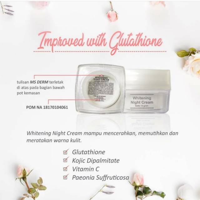 Produk ms glow original memiliki barcode atau qr code yang dapat anda scan untuk memastikan keaslian produk tersebut sedangkan produk ms glow palsu biasanya akan merusak bagian barcode tersebut agar konsumen tidak dapat mengecek keaslian produk tersebut. Info Terbaru Cream Malam Whitening Yg Baru Ada Tulisan Ms Derm Shopee Indonesia