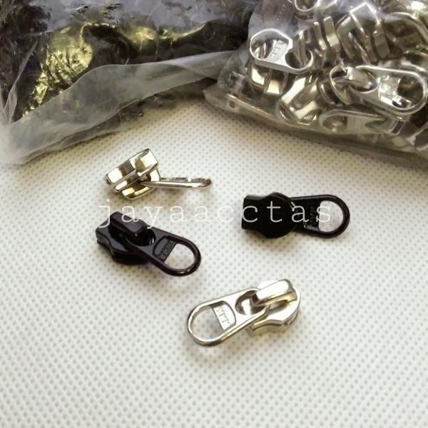 GROSIR jual kepala resleting tas YKK cebol terbalik no. 5 murah | Shopee  Indonesia